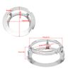 Headlight Bracket, 5.75in Round Headlight Mounting Bracket, HeadLamp Mounting Panel Passenger/Driver Side, Suitable for Most Motorcycle and Car Headlight Installation
