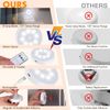 6 Pack Puck Lights with Remote Rechargeable Motion Sensor Light Wireless