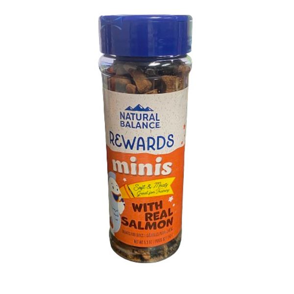 Natural Balance Mini Rewards Soft And Chewy Dog Treats Salmon 5.3 Oz