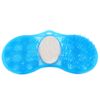 Shower Foot Scrubber Massager, Blue Silicone Foot Massage Cleaner Bath Shower Foot Massage Mat Pad with Pumice Scrub Stone Bathing Aid Foot Massage Exfoliating Foot Cleaner