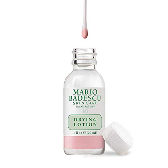 Mario Badescu Drying Lotion for All Skin Types| Blemish Spot Treatment with Salicylic Acid and Sulfur | Dries Surface Blemishes | 1 Fl Oz