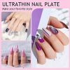 INPING Soft Gel Full Cover Nail Tips, 240PCS Medium Almond + Short Square Clear Gel Nails Tip Extensions Break Resistant Pre-Shaped Mix Acrylic Fake Nails for French Manicure Nail Salons, 12 SIZES