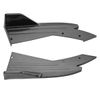 For Chevy Malibu 2016-2024 Rear Bumper Side Diffuser Splitter Spats Carbon Fiber