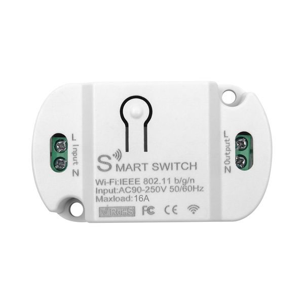 WANGCL Wireless Smart Light Switch Wifi Light Switch AC90～250V 10A with Voice Control Timer Function Compatible with Alexa/Google Home