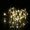 TuoTu USB LED Fairy String Light,50 LED Bulbs 16ft /5M, Silver Wire Waterproof Starry String Lights for Indoor, Bedroom Festival Christmas Wedding Party (1, Warm White)