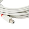 LINDY 36685 USB 2.0 Type A to B Cable - Anthra Line Grey, 5m