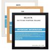 SQUARE BLACK,WHITE,OAK PICTURE FRAME (Black, 12 x 12 INCH)
