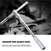 AKSIQIOL 14mm Thin-Wall Spark Plug Socket Wrench, 12-Point Design, 3/8" Drive,Auto-Retaining Spring Clips, Effortless Ignition System Maintenance