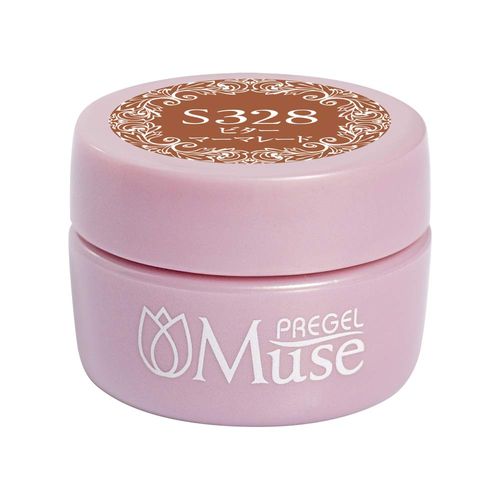 PREANFA PGU-S328 Muse Color Gel, Bitter Marmalade, 0.1 oz (3 g), Gel Nails