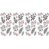 Berries and Holly Branches Reusable Stickers