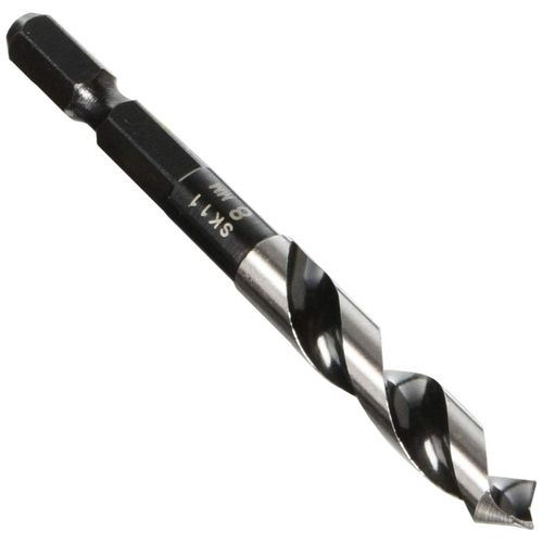 Star-M Anti-Burr F-Type Short Drill Bit, Hexagonal Shaft for Carpentry