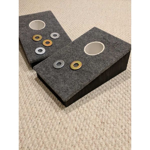 Hole Slant Washer Pitching / Horseshoes Game