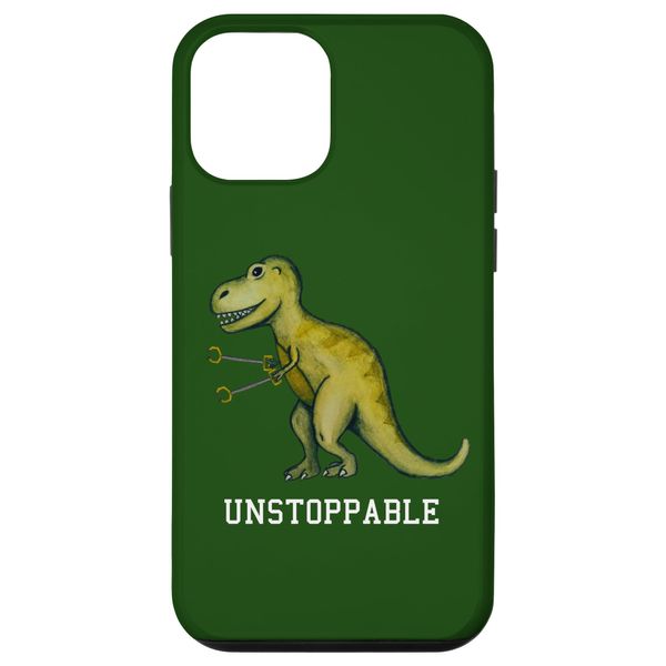 iPhone 12 mini T-Rex...Unstoppable! Inspirational Dino Case