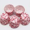 BinaryABC Red Heart Cupcake Liners Baking Cups,Valentine's Day Cake Decorations Party Supplies,100Pcs