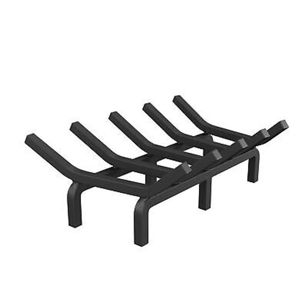 Fireplace Grate 17 Inch, Fireplace Grates Heavy Duty Cast Iron Solid Steel Fi...