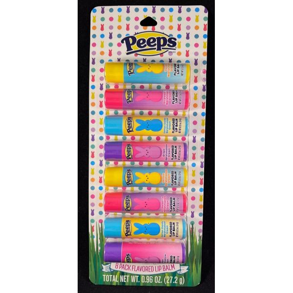 Peeps - Flavor Lip Balm Set - 8 Lip Balms - Multi Flavor Pack