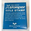 Shachihata Xstamper "Postage Due" Pre-Inked Re-Inkable Stamp 1080