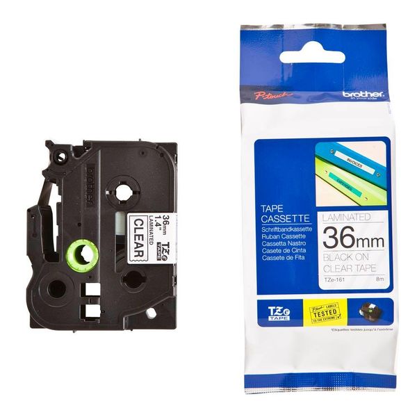 Brother - Laminated tape - Roll (3.6 cm x 8 m) - 5 pcs.