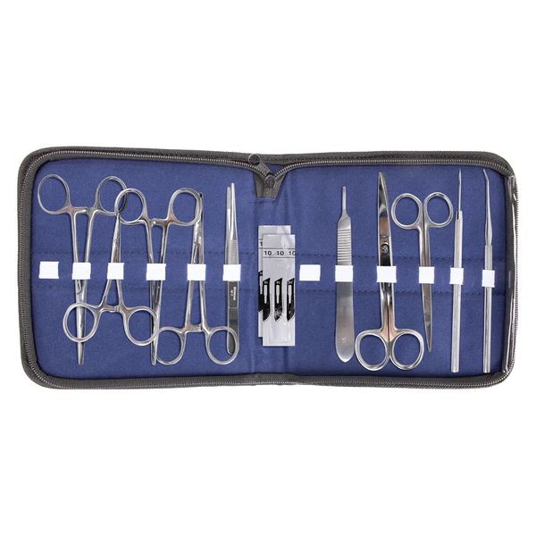 Dissecting Kit, 10 instruments, w/Case