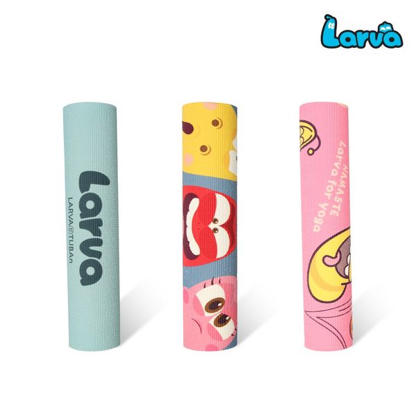 LARVA Child Character PVC 5mm Yoga Mat with Mint Chocolate Chip