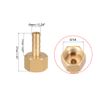 sourcing map Brass Hose Barb Fitting Connector, 6mm Barb G1/4 Female Thread Pipe Adapter, 2Pcs