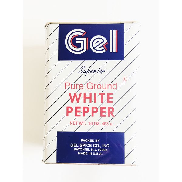 Gel Superior Pure Ground White Pepper (16 oz)