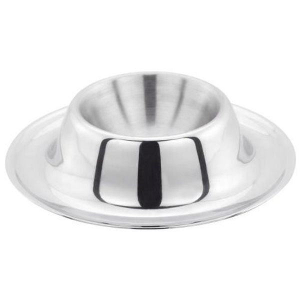 Judge Round Egg Cup, Stainless Steel, Silver