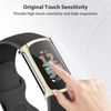 AK 3 Pack Screen Protector - Compatible with Fitbit Charge 6/5, TPU Plated Full-Cover Scratch-Proof Protective Case (Gray/Silver/Clear)