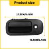 Driver Side Outside Front Door Handle for 1996-09 Chevy Express GMC Savana Van
