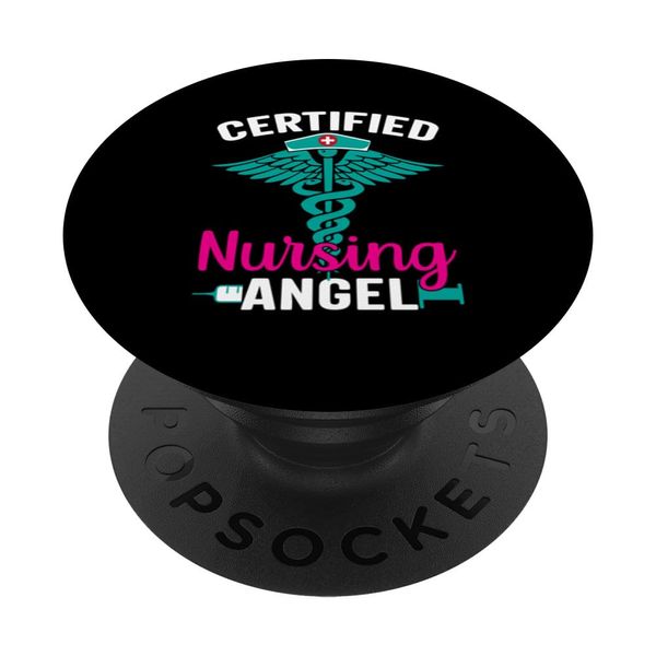 Certified Nursing Angel PopSockets Adhesive PopGrip
