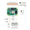 CM4 IoT Router Expansion Board Mini Raspberry Pi CM4 Carrier Board, PCIe High Speed Net, OpenWRT Compatible
