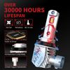 LASFIT H11 LED Headlight Bulb Conversion Kit Low Beam Halogen Replacement Light