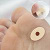 30pcs Footcare Corn Caps,Corn Cushions Corn Pads for Feet,Soft Latex Foam Self Adhesive Callus Pads Corn Pad Bunion Plasters Corn Pad Anti Friction Reduce Foot and Heel Pain