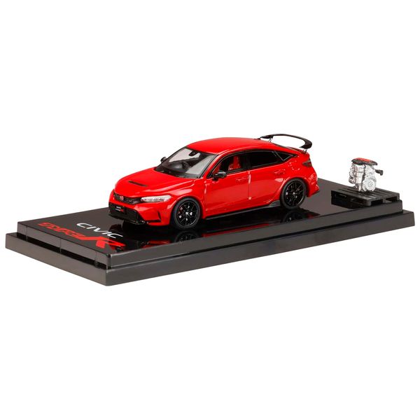 1/64 Honda Civic TYPE R (FL5) with Engine Display Model Flame Red