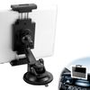 QWORK® Car Front Tablet Holder for 4.7"-12.3" Devices, Windshield/Dashboard Tablet Mount 360° Rotatable with Strong PU Suction Cup