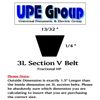 REPLACEMENT BELT FOR John Deere B14482, M128979 (3/8"x28")