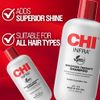 CHI Infra Shampoo, Gently Cleanses Scalp & Hair, Hydrating & Nourishing For All Hair Types, Designed for Heat Damaged Hair, Sulfate, Paraben, & Cruelty-Free, 12 Oz