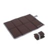 Maison Sauna Sauna Mat Sauna Goods Folding Compact Thick Sauna Mat (Brown)
