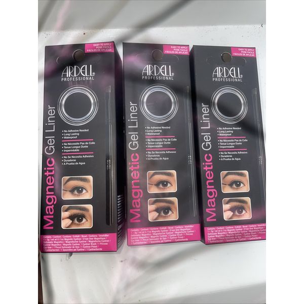 3 Ardell Magnetic Gel Liner  Waterproof Black