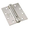 Self Closing Door Hinges, 2 Pack, Brushed Nickel - 4x4 Inch