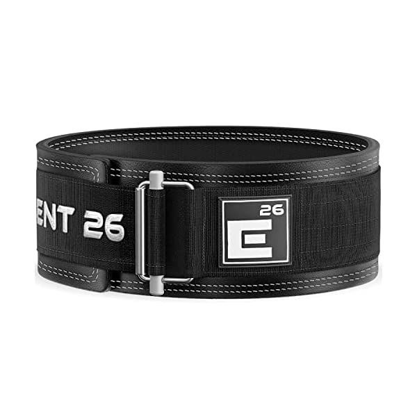 Element 26 Element 26 Hybrid Leather Weight Lifting Belt XL Black, Medium, Black