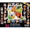 36 Selfies Shaped Puzzles -1500 Pieces Total