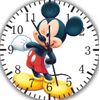 Mickey Mouse Wall Clock G190 Personalized option with adding name