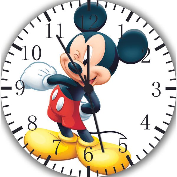 Mickey Mouse Wall Clock G190 Personalized option with adding name
