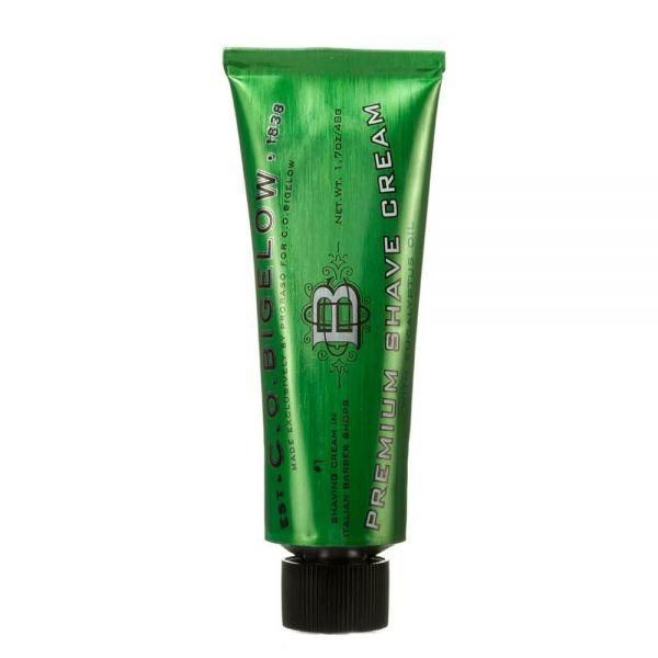 C.O. Bigelow Travel Shaving Cream for Men, Moisturizing Shave with Eucalyptus and Coconut Oil, Mens