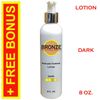BRONZE - Sunless Self Tanning Lotion - DARK - 8 oz + Best Tanner Mitt