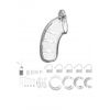 Shots ManCage Model 03 Cage 4.5in Clear MCG003TRA
