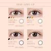 [ Miyawaki Sakura Image Model Color Contacts ] MOLAK One Day 10 pieces Mirror Gray (Prescription) [-5.25]