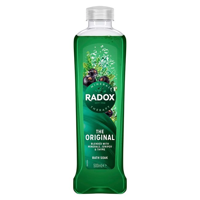 Radox The Original Bath Soak, Minerals, Juniper and Thyme, 500ml