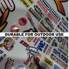 WHITE Vinyl Sticker Sheet 29-R/C MODEL Decal fits 1/10-1/16 Scale statemcdquaker